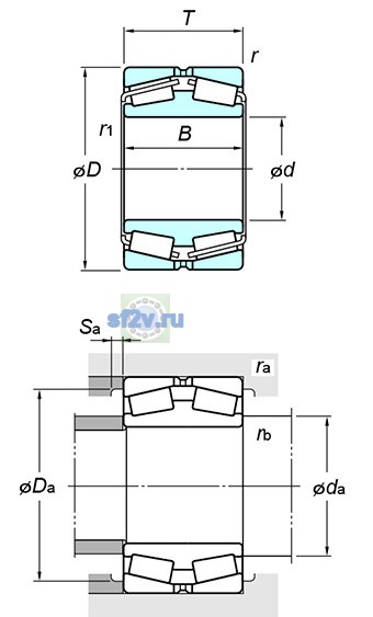 Фото подшипника 453/800