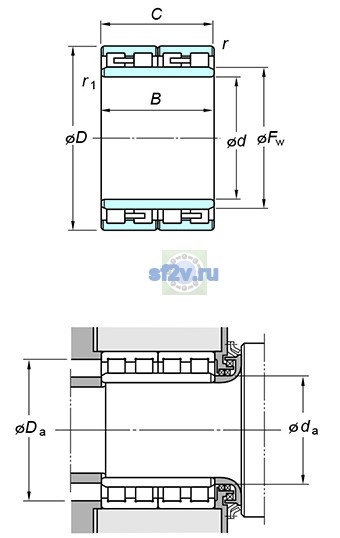 Фото подшипника 46FC34260