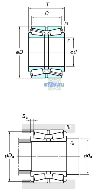 Фото подшипника 46T30220JR/67