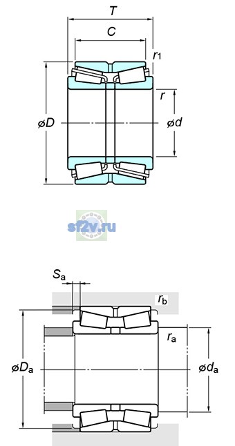 Фото подшипника 46T30308DJR/39.5