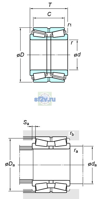 Фото подшипника 46T30314DJR/57