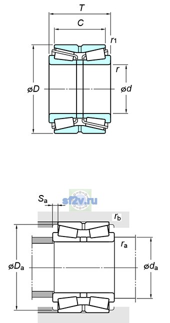 Фото подшипника 46T32317JR/108