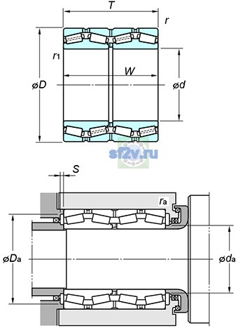 Фото подшипника 4TR1020