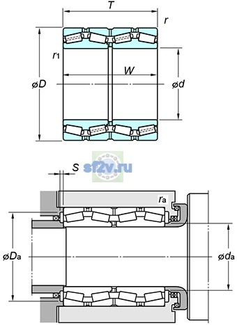 Фото подшипника 4TR19B