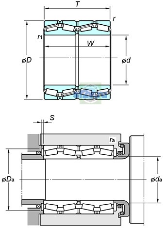 Фото подшипника 4TR500T