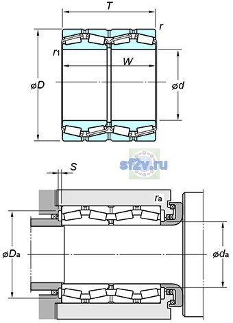 Фото подшипника 4TR530-2