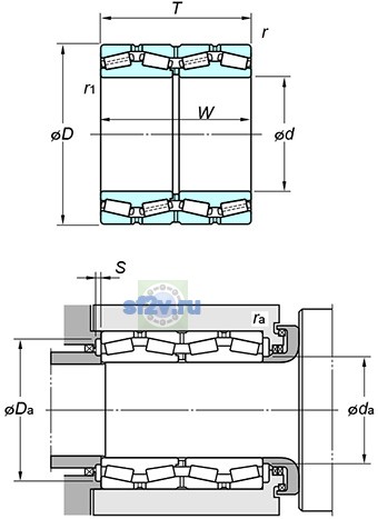 Фото подшипника 4TR555