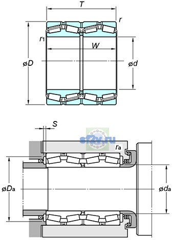 Фото подшипника 4TR559J