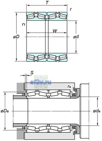 Фото подшипника 4TR572