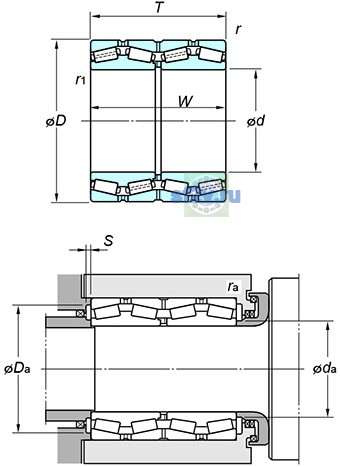 Фото подшипника 4TR580