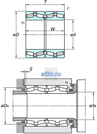 Фото подшипника 4TR676