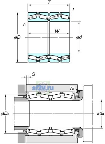 Фото подшипника 4TR680B