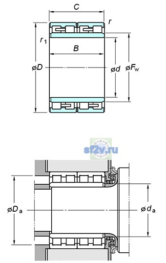 Фото подшипника 52FC36200