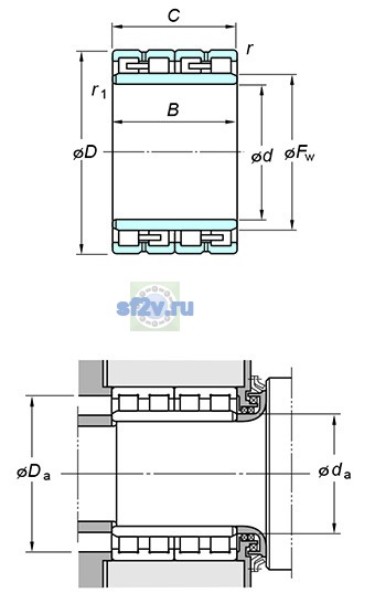 Фото подшипника 56FC38170W