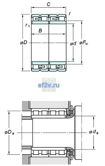 Фото подшипника 56FC39275J