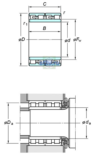 Фото подшипника 58FC42300
