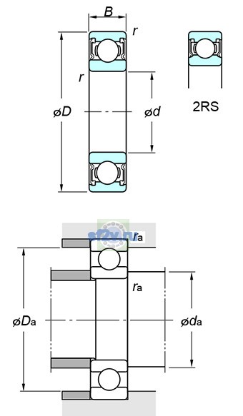 Фото подшипника 6002 2RS