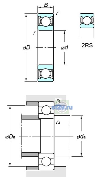 Фото подшипника 6013 2RS