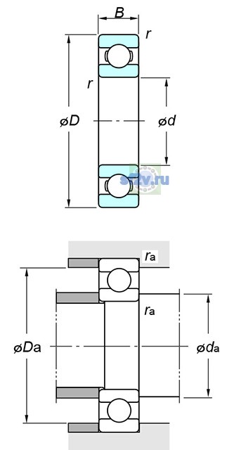 Фото подшипника 60/670