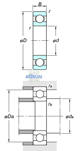 Фото подшипника 60/750