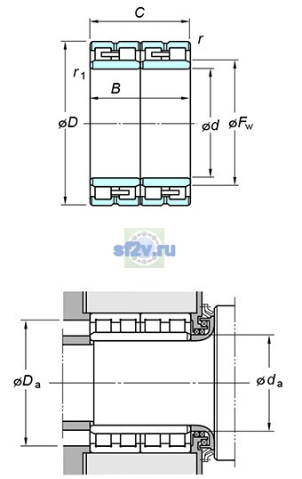 Фото подшипника 60FC42300DW