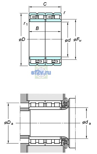 Фото подшипника 60FC42300W