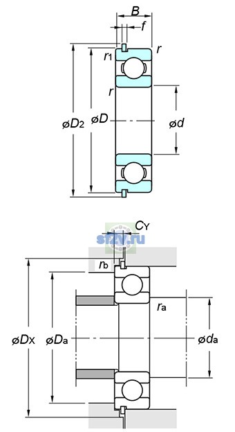 Фото подшипника 63/28NR