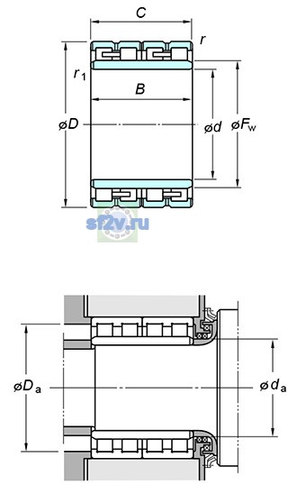 Фото подшипника 64FC46340A