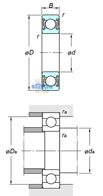 Фото подшипника 6702 2RU