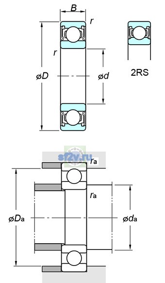 Фото подшипника 6807 2RS