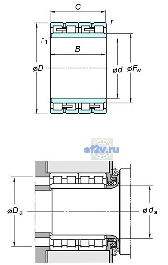 Фото подшипника 68FC45250BW