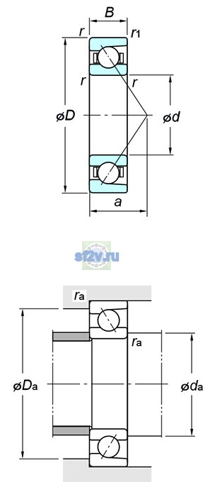 Фото подшипника 7001B FY