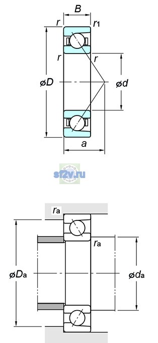 Фото подшипника 7001C FY
