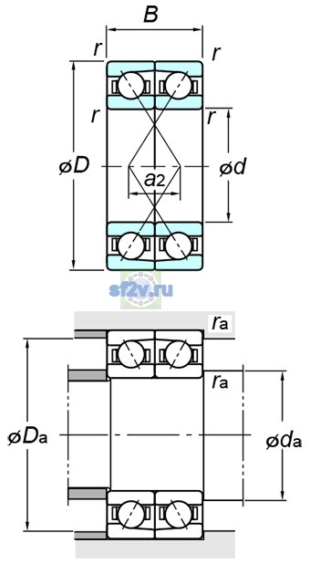 Фото подшипника 7003BDF FY