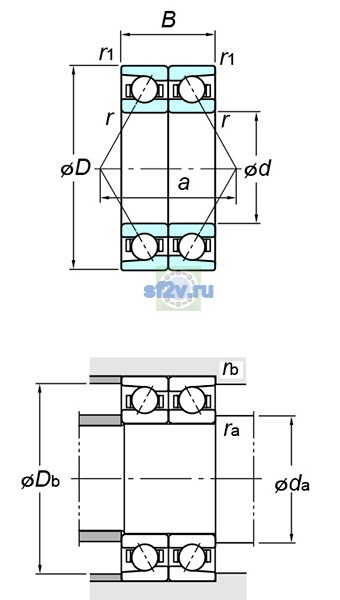 Фото подшипника 7004CDB FY