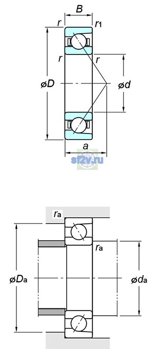 Фото подшипника 7009C FY