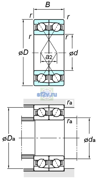 Фото подшипника 7010CDF FY