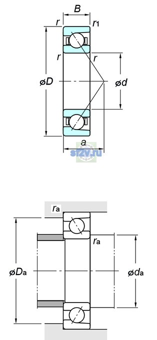 Фото подшипника 7015B FY
