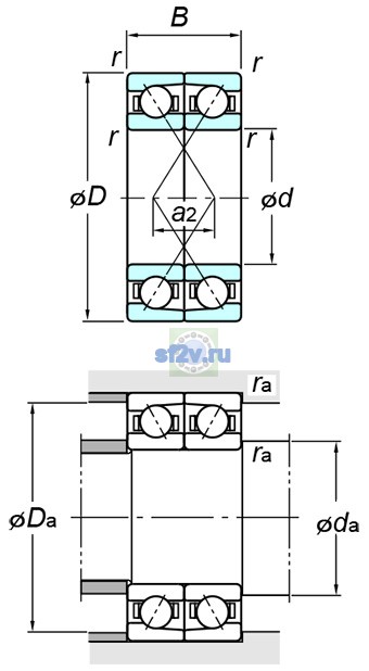 Фото подшипника 7019BDF FY