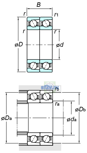 Фото подшипника 7019DT FY