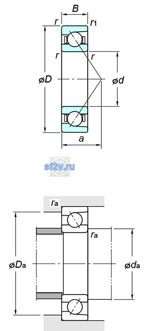 Фото подшипника 7022C FY