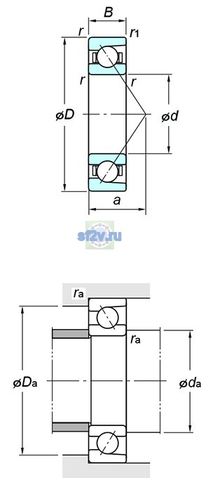 Фото подшипника 7024C FY