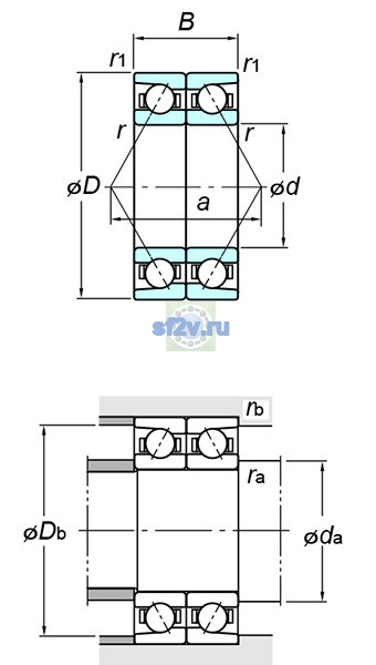 Фото подшипника 7024CDB FY
