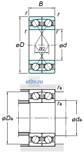 Фото подшипника 7034BDF FY