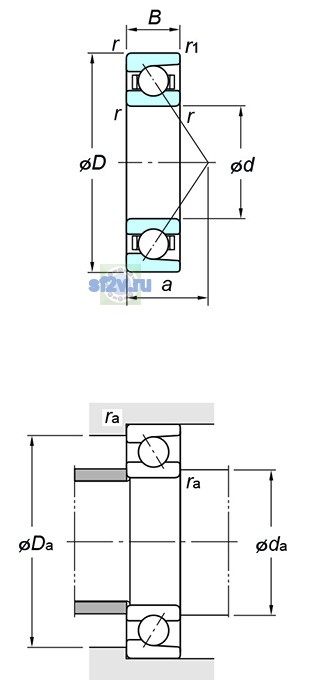 Фото подшипника 7034C FY