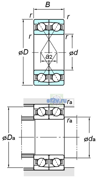 Фото подшипника 7056BDF FY
