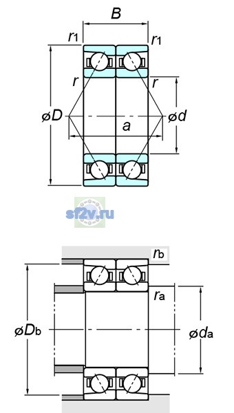 Фото подшипника 7060BDB FY