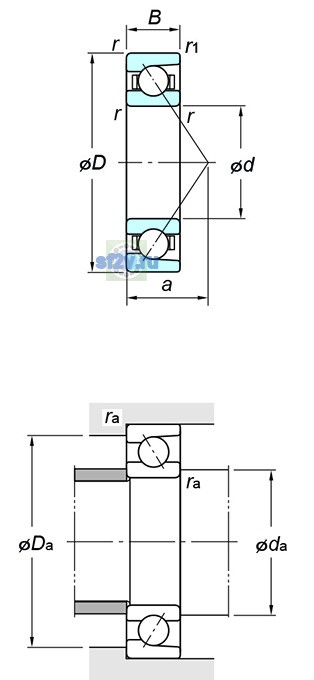 Фото подшипника 7072B FY