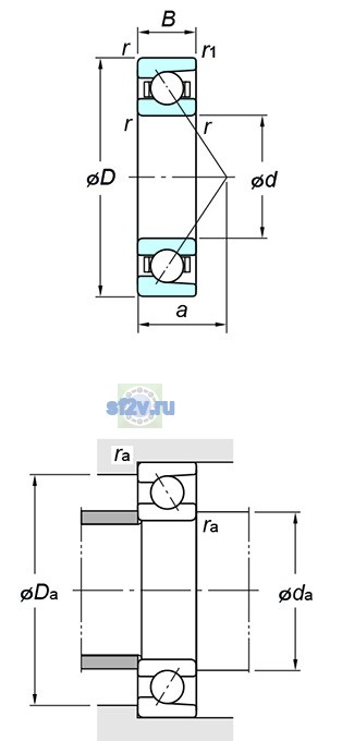 Фото подшипника 7200B FY