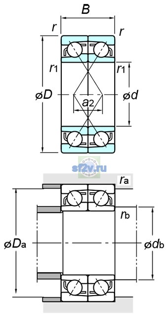 Фото подшипника 7200BDF